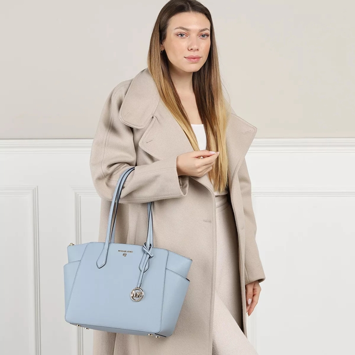 MICHAEL Michael Kors MARILYN TOTE - Handbag - pale blue/light blue