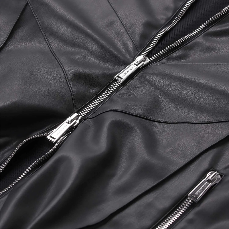 Dsquared2 Veste de transition Jacke aus Kunstleder schwarz(Image 5)
