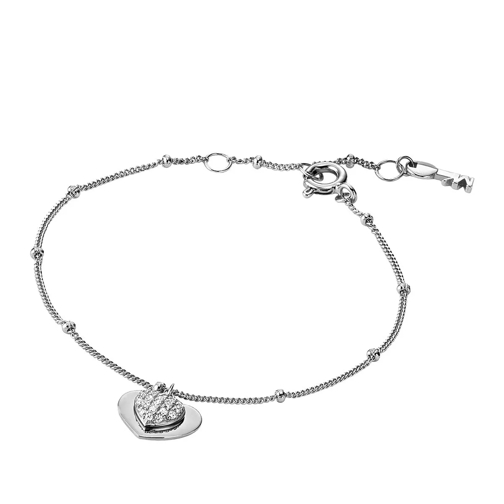 Michael Kors MKC1118AN040 Love Heart Duo Bracelet Silver Armband