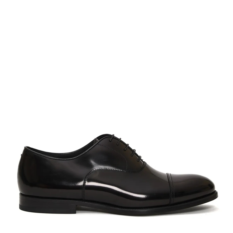 Doucal's Schnürschuhe Cap Toe Oxford Shoes With Polished Finish Black