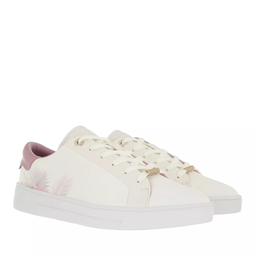 Ted Baker Delylas Serendipity Satin Trainer White lage-top sneaker