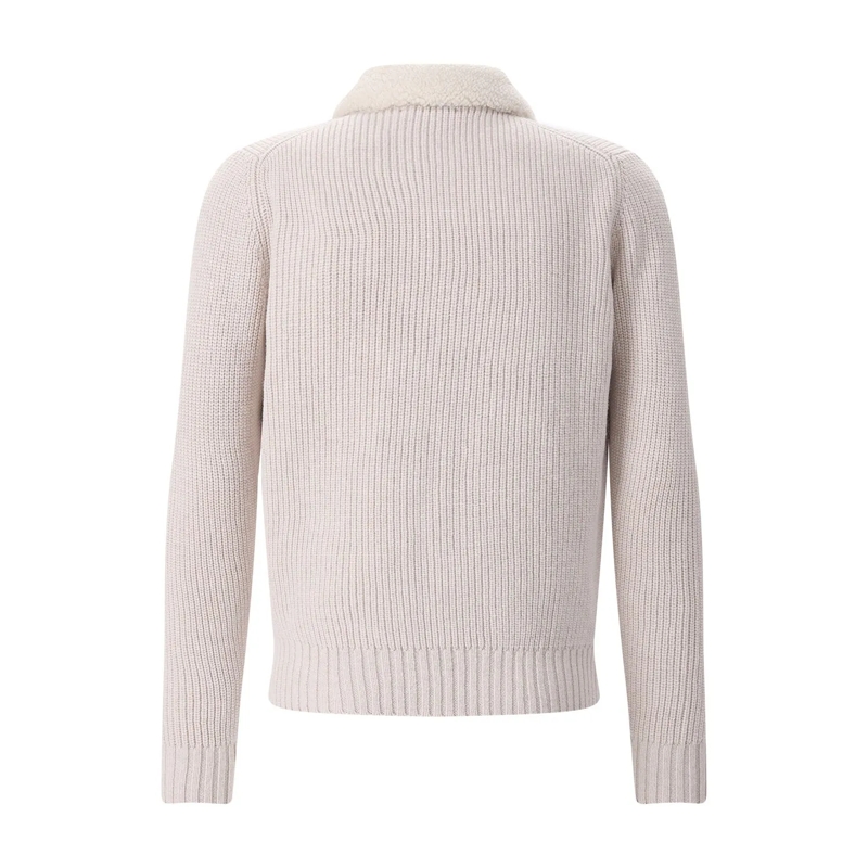 Gran Sasso Cardigan Strickjacke aus Schurwolle beige(Image 2)