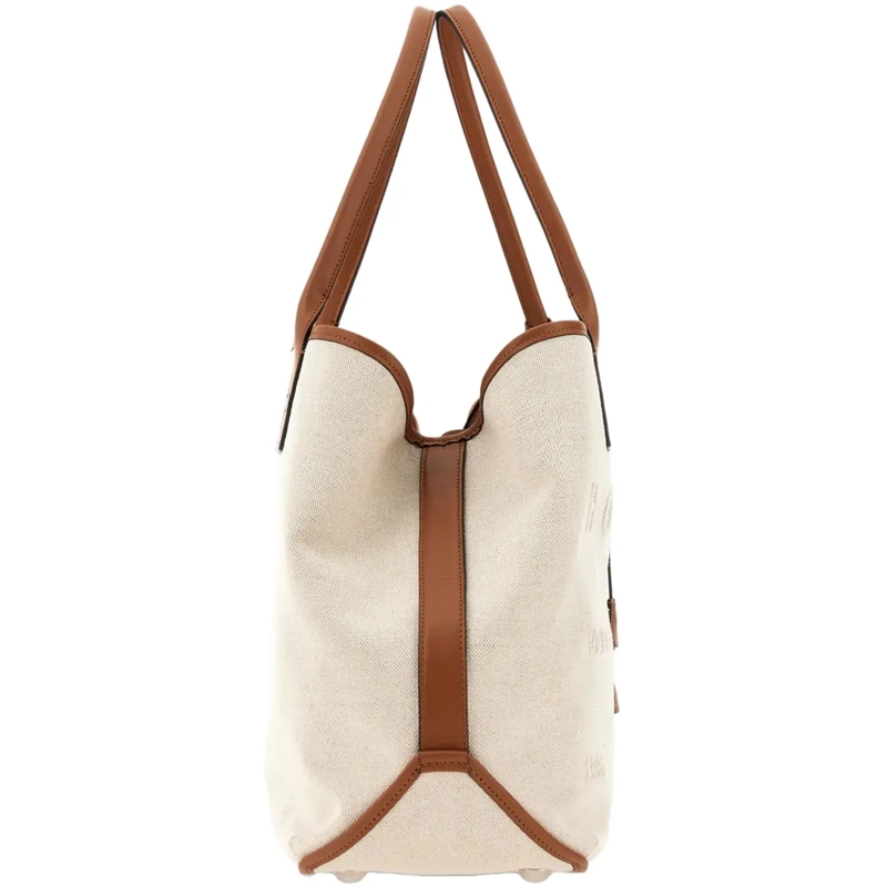 Hogan Shopper Bags Rope beige