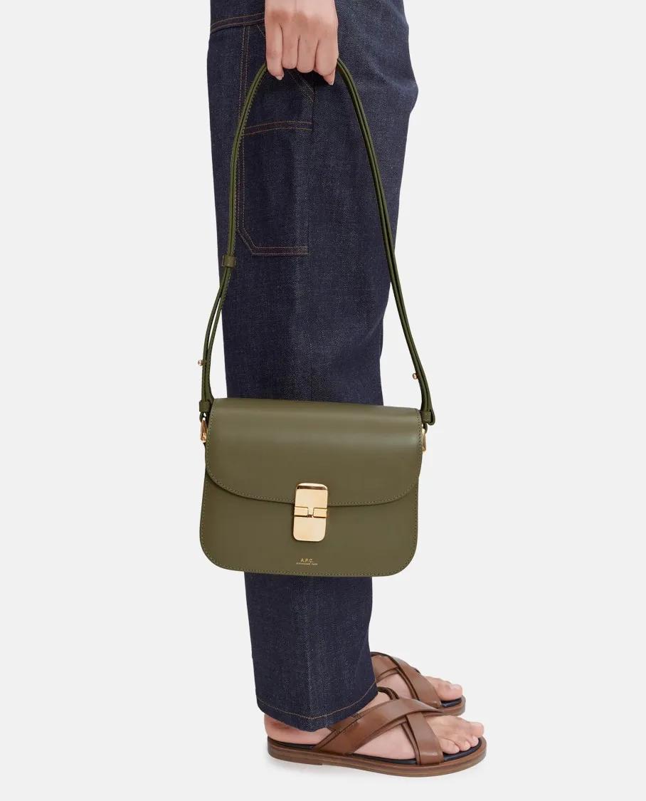 A.P.C. Hobo bags Sac Grace Small in groen