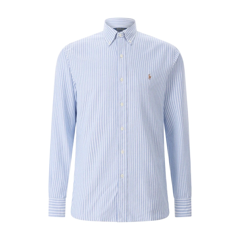 Polo Ralph Lauren Chemise Regular-Fit Hemd aus Baumwolle blau(Image 2)