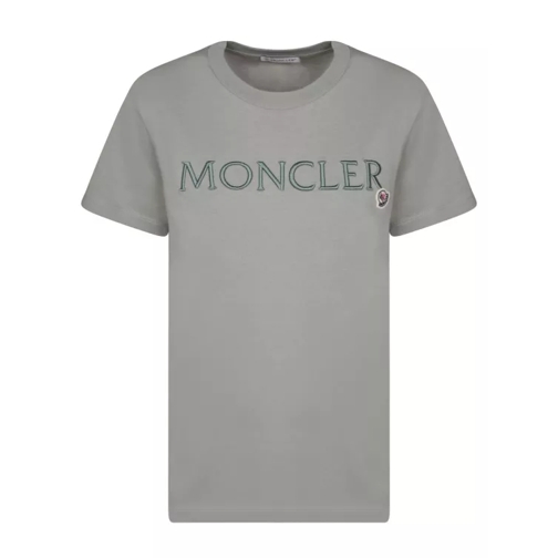 Moncler Cotton T-Shirt By Moncler Grey 