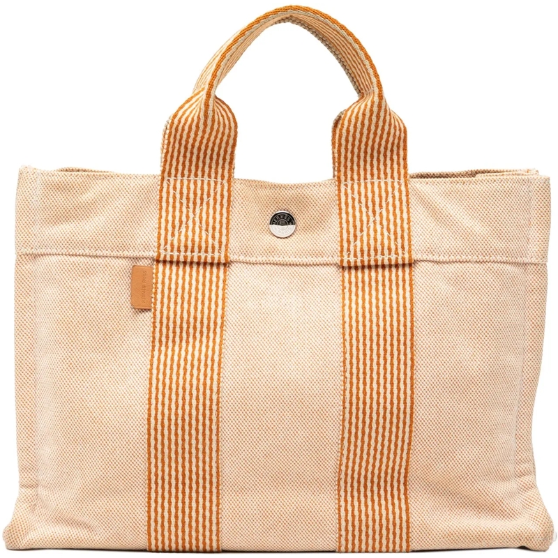 Hermès Shopper Canvas Fourre Tout PM braun