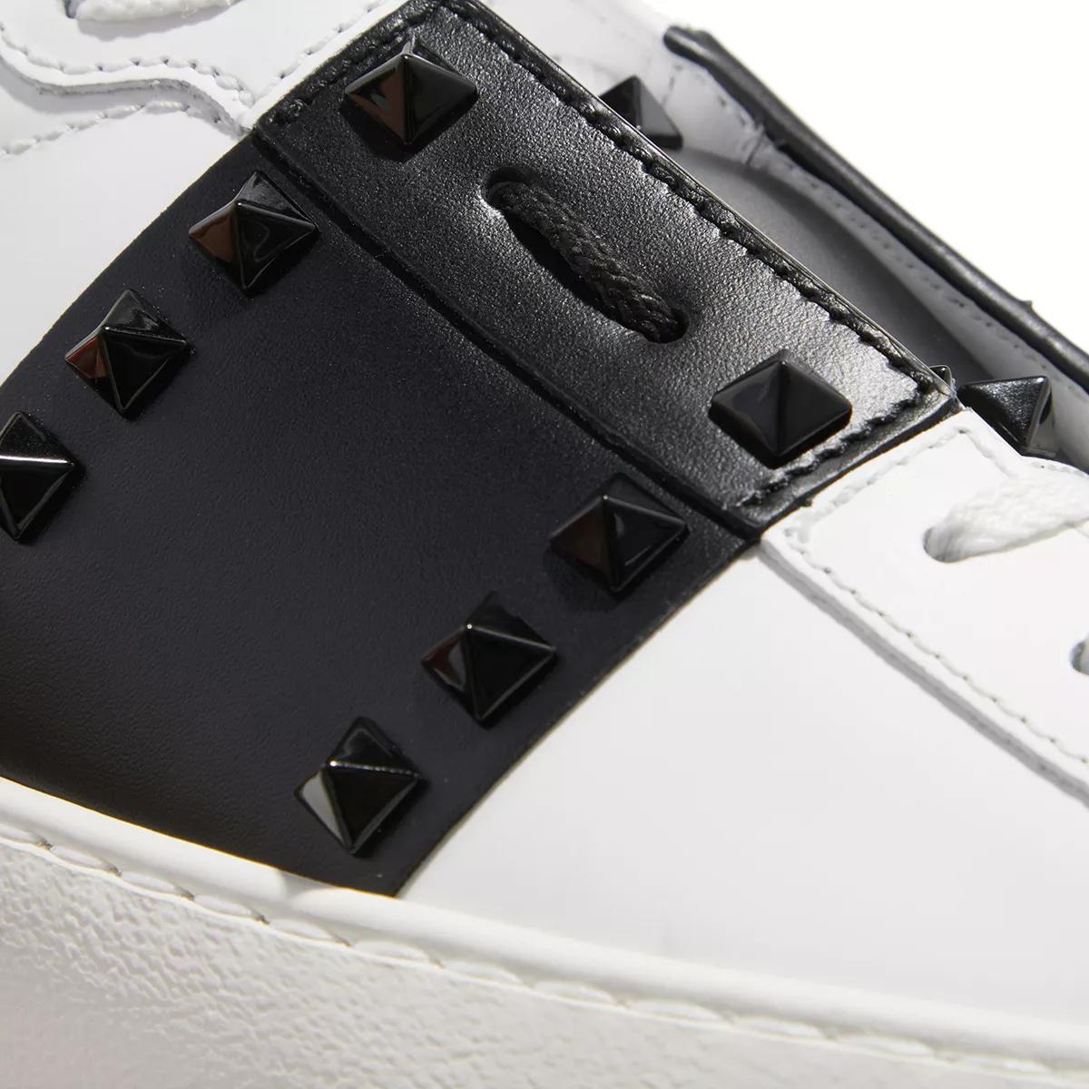 Valentino black rockstud on sale sneakers