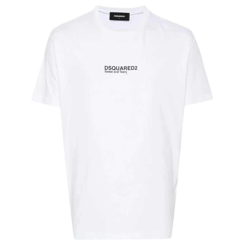 Dsquared2 T-shirt White T-Shirt With Distinctive Logo Detail White