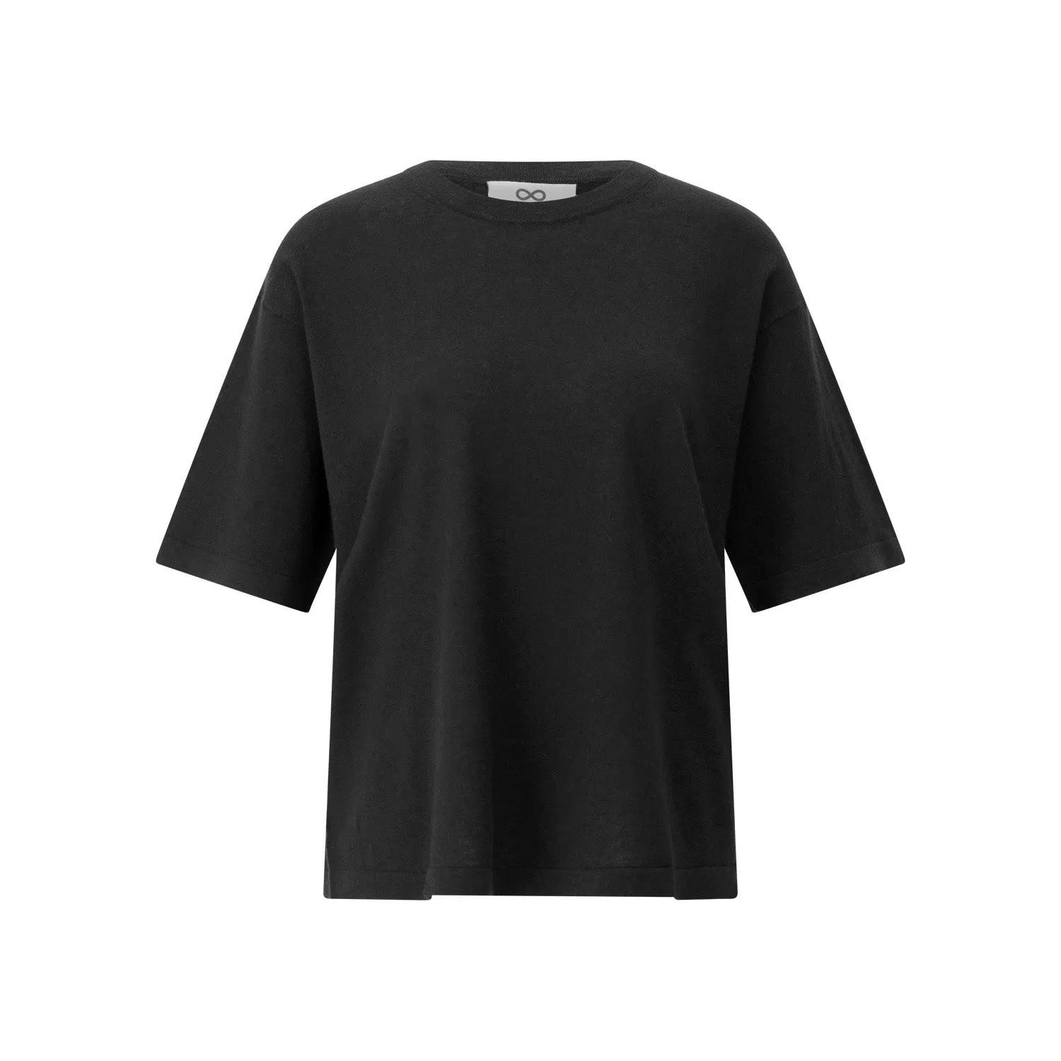 Thumbnail - Sminfinity - Oversized Shirt aus Leinen-Baumwoll-Mix - Größe S - schwarz