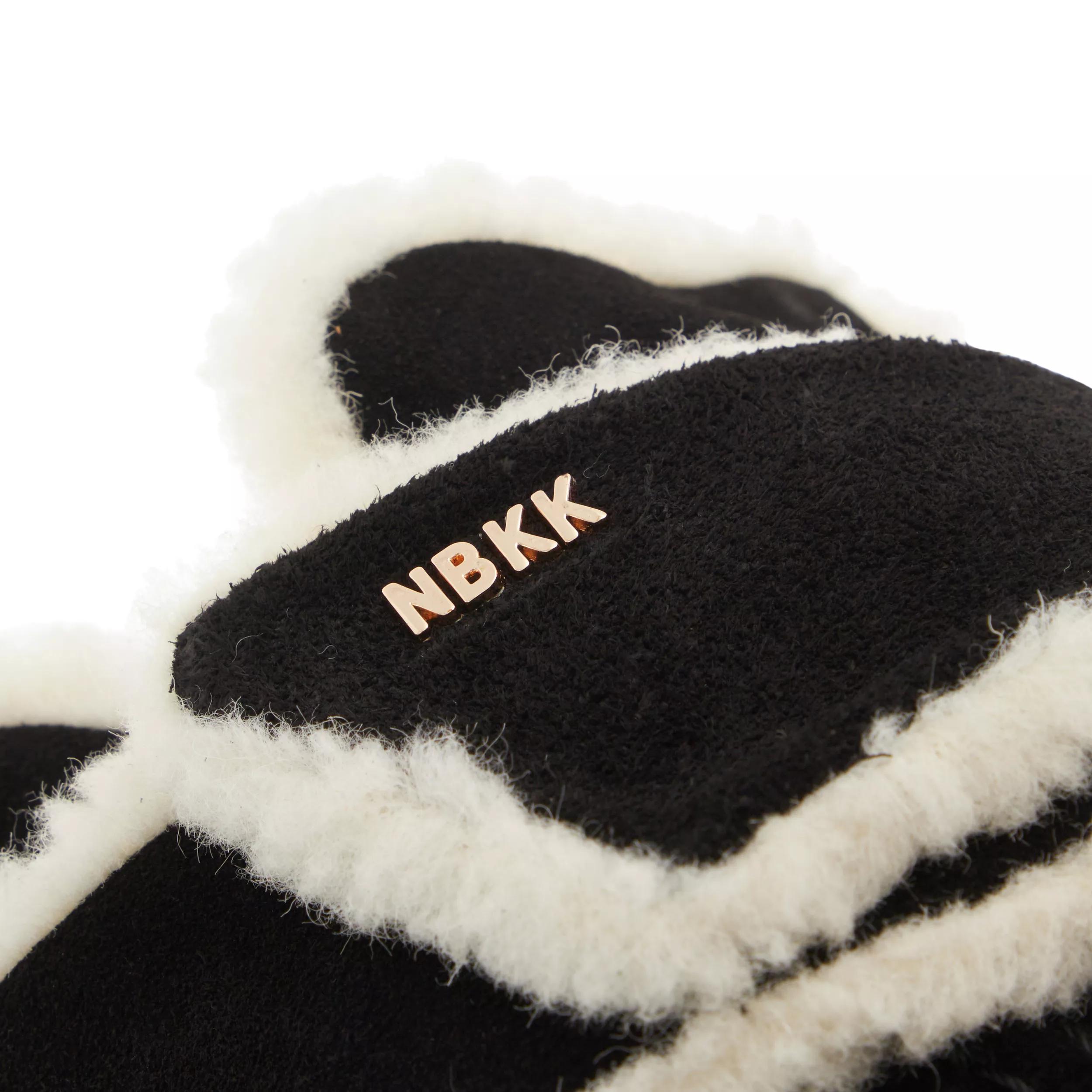 nubikk slippers & mules, teddy fur (l) en noir - pour dames