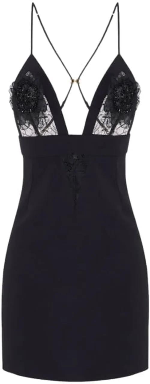 Thumbnail - Elisabetta Franchi - Dresses Black - Größe 40 - schwarz