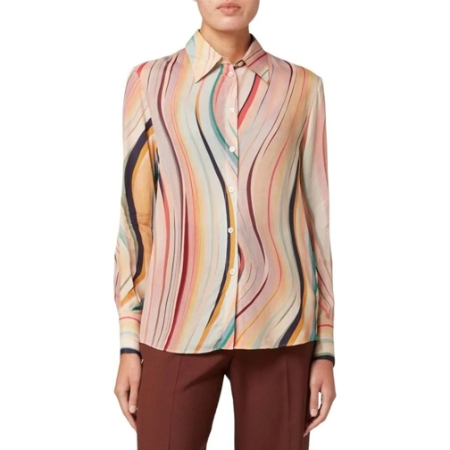 Paul Smith Chemisiers Chemise Swirl multicolore Viscose soie W2R 335B N3 mehrfarbig