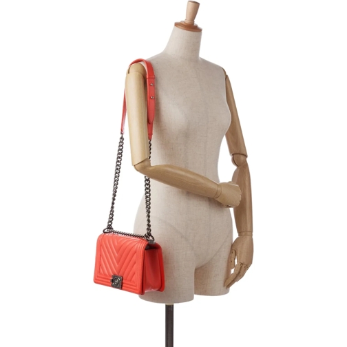 Chanel Sac à bandoulière 2016-2017 Old Medium Chevron Calfskin Boy Flap rot (Image 24)