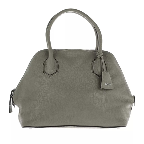 Abro Adria Handbag Leather Tote Zinc / Camel Rymlig shoppingväska