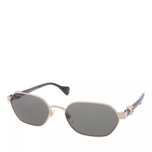 Gucci GG1593S-001 Gold-Black-Grey Sonnenbrille