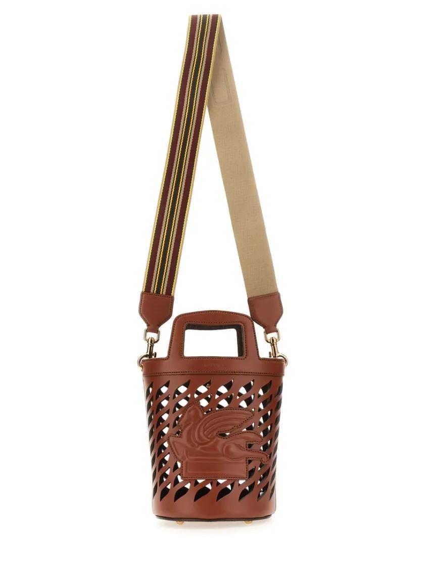 ETRO Bucket bags Coffa Bag With Logo in bruin