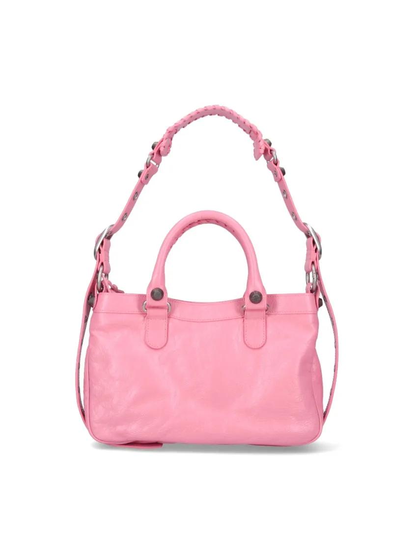 Balenciaga Hobo bags Medium 'Neo Cagole' Shoulder Bag – Pink in roze