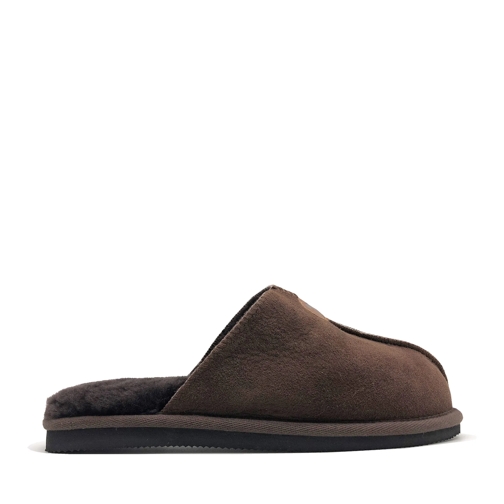 thies Hausschuh thies 1856 ® Sheepskin Grumpy Dad Slipper dark bro mehrfarbig