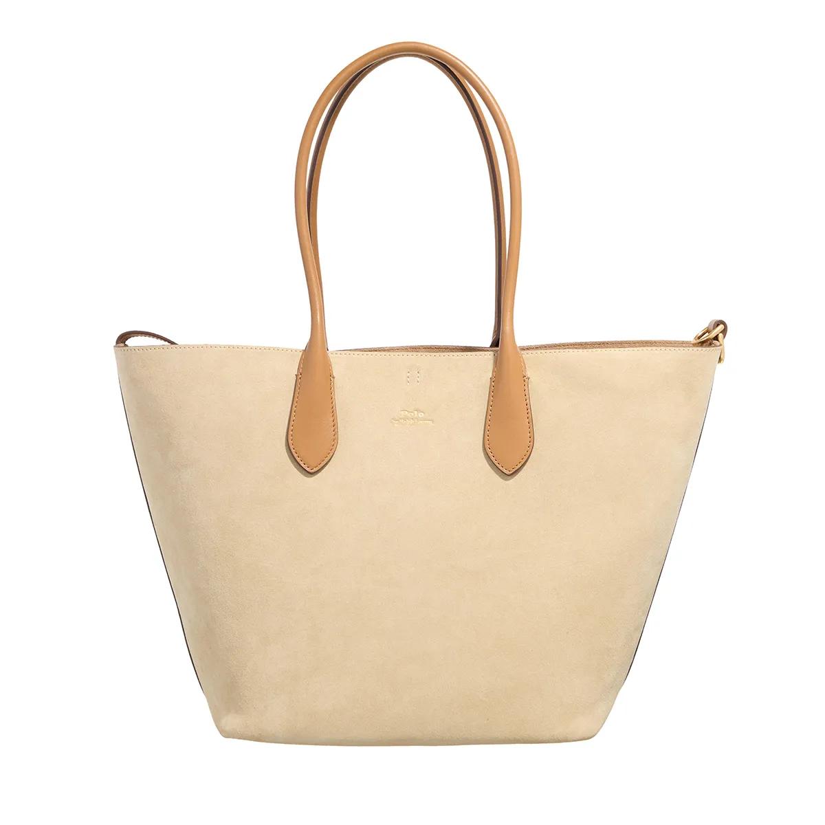 Polo Ralph Lauren Shopper & Totes - P Id Smsh Sb-Shoulder Bag-Small - Gr. unisize - in Beige - für Damen - aus Leder & Leder & Leder