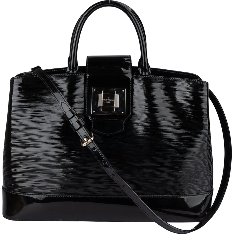 Louis Vuitton Tote Louis Vuitton Noir Epi Leather Mirabeau GM Handbag schwarz