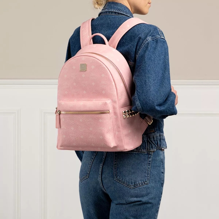 Small Soft Pink MCM Backpack  Pink mcm backpack, Mcm bag backpacks, Mcm  backpack