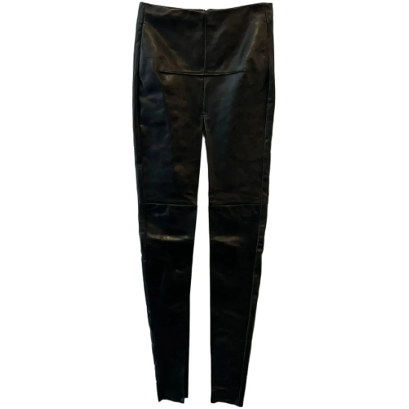 Rick Owens Midirock Gonna In Pelle Sliced Skirt Black schwarz