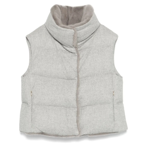 Herno Übergangsjacke Sleeveless Padded Jacket Grey