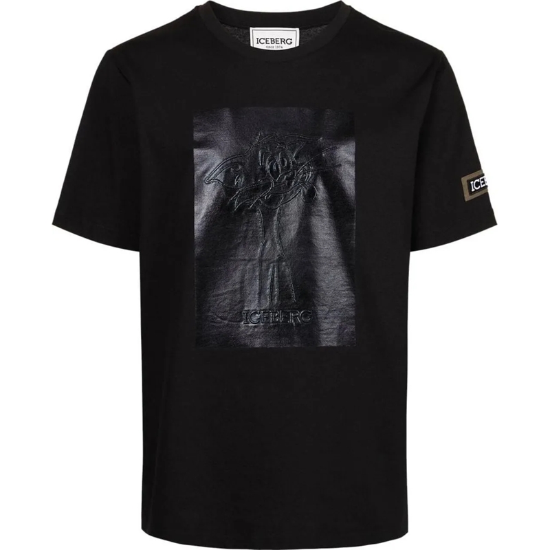 Iceberg T-Shirt Iceberg  T-shirts Zwart 24i I1p 0 F02b 6304 schwarz(Image 4)