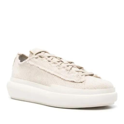 Y-3 Low-Top Sneaker - Nizza Flatform Sneakers - Gr. 4_5 - in Beige - für Damen