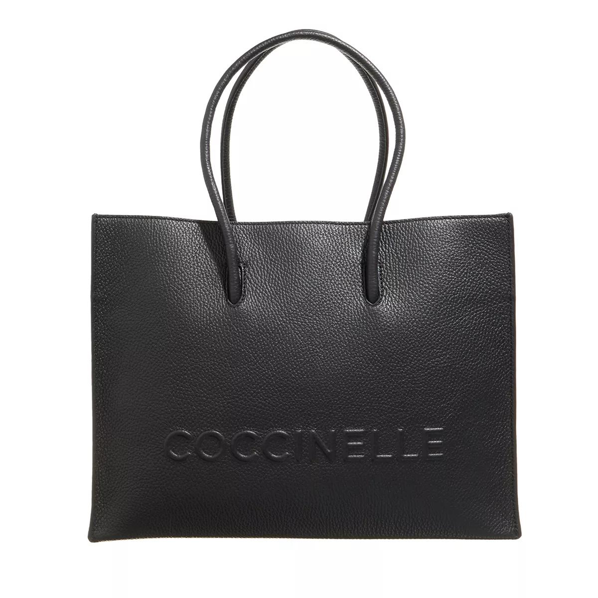 Coccinelle Myrtha Maxi Log Handbag Noir Tote