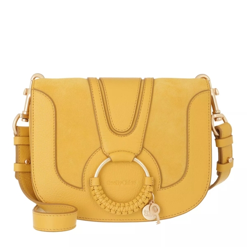 See By Chloé Hana Crossbody Suede Smooth Misty Gold Minitasche