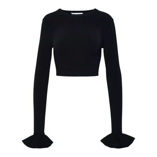 J.W.Anderson Black Viscose Blend Sweater Black 