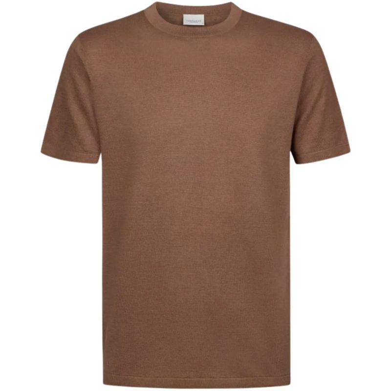 PROFUOMO T-Shirt Profuomo T-shirt Crew Neck Ss T-shirts Bruin Ppxt1 braun