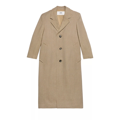 AMI Paris Wollmäntel THREE BUTTONS Coat 268 champagne/ivor