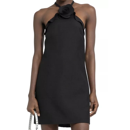 Valentino Crêpe Couture Mini Dress Black 