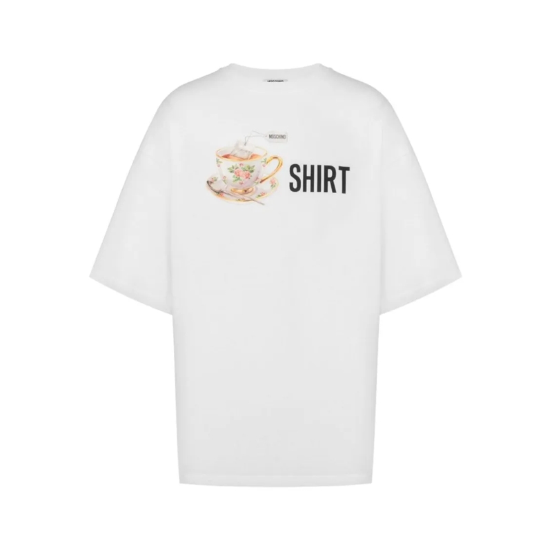 Moschino T-Shirt Oversized White T-Shirt White