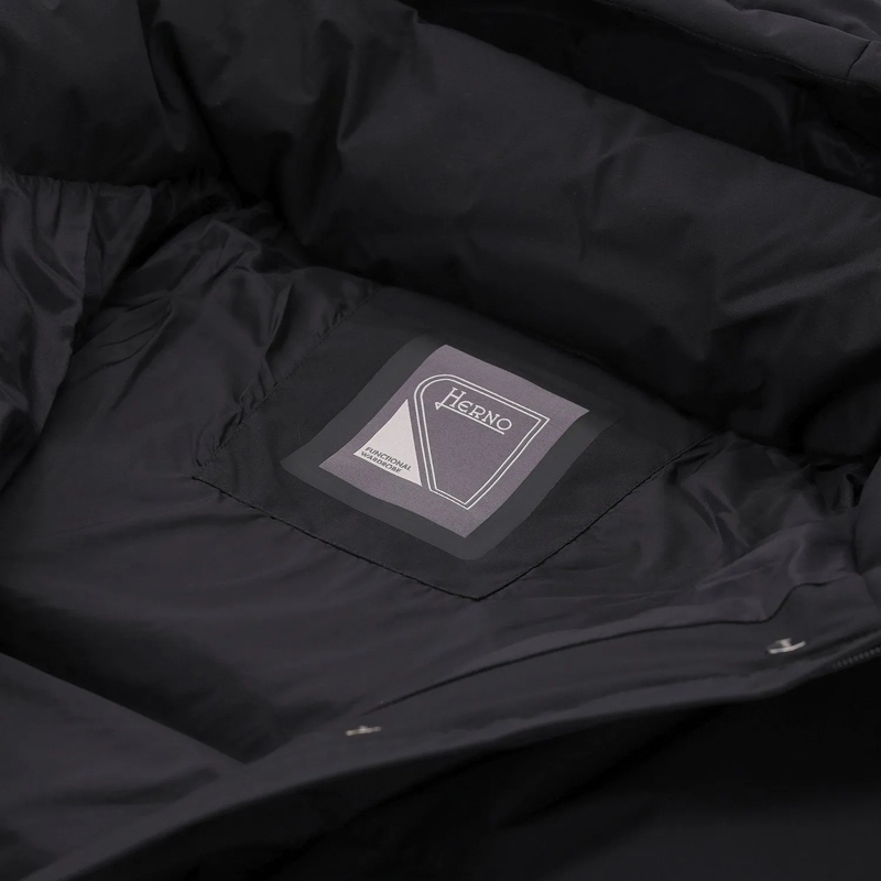 Herno  Short 2Layers Down Jacket Schwarz(Image 12)