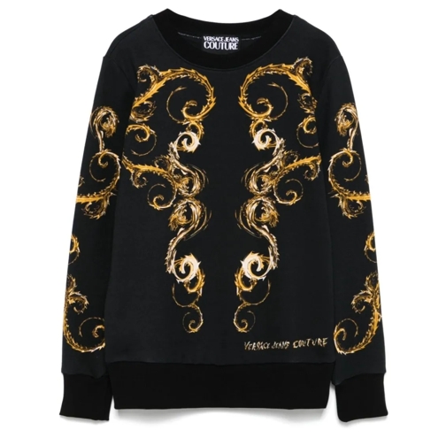 Versace Jeans Couture Hemden Placed Fleece Chromo Couture Black