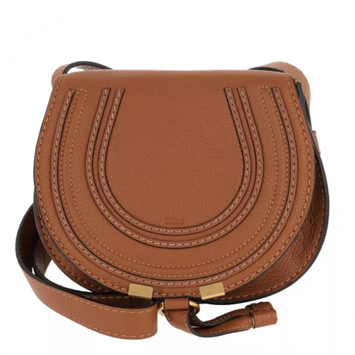 Chloé Marcie Round Small Bag Tan Saddle Bag