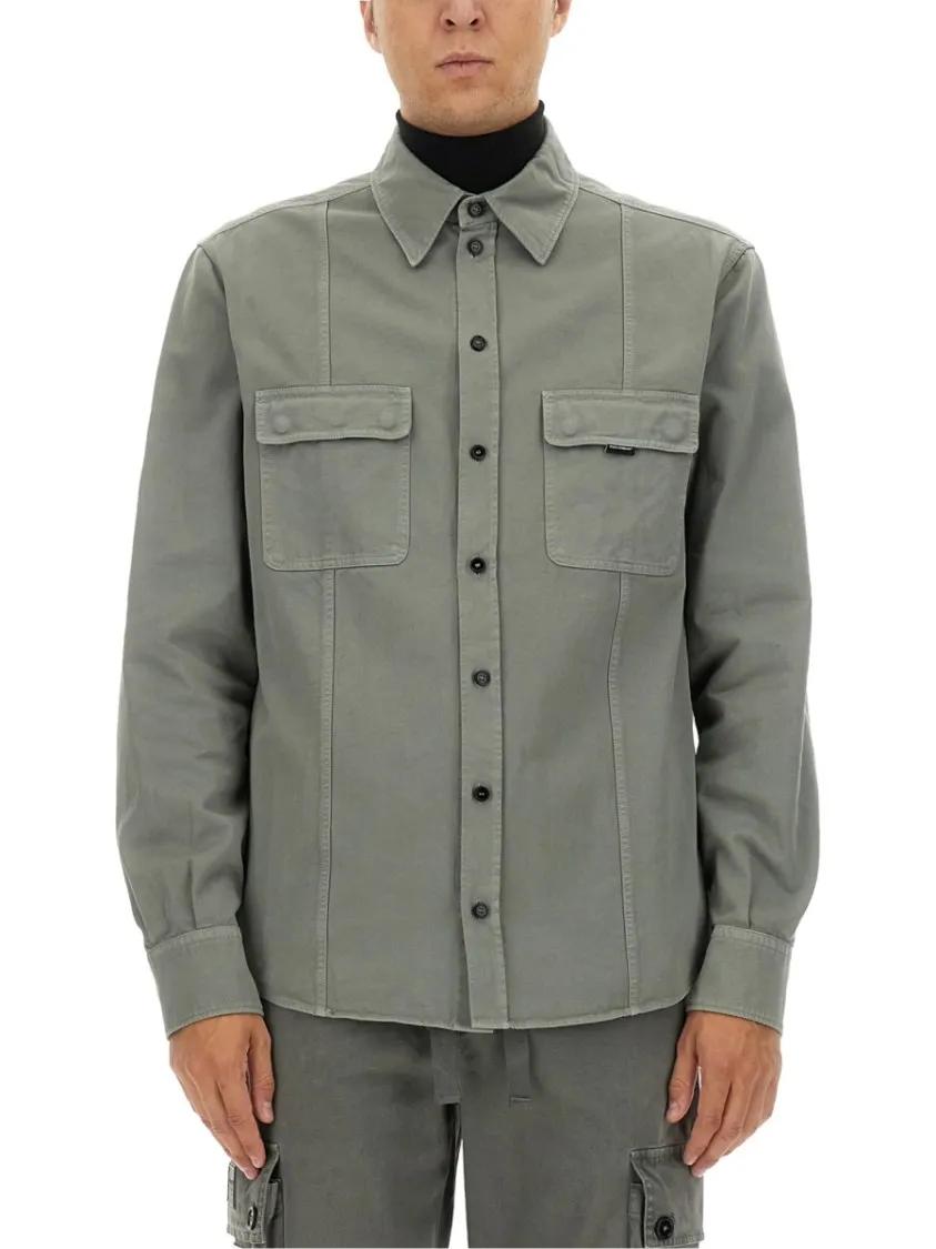 Thumbnail - Dolce&Gabbana - Over Shirt - Größe 40 - grau