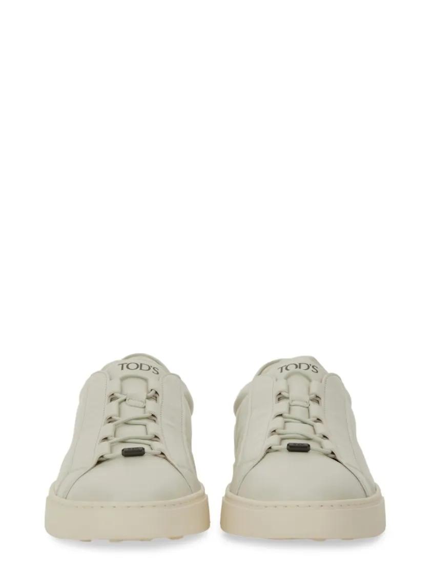 Thumbnail - Tod's Loafer - Calfskin Leather Sneakers - Gr. 10 - in Weiß - für Damen