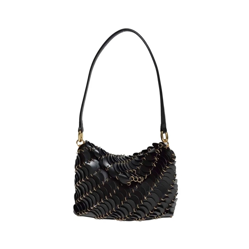 Paco Rabanne Sac à bandoulière Black Leather Paco Shoulder Bag Black