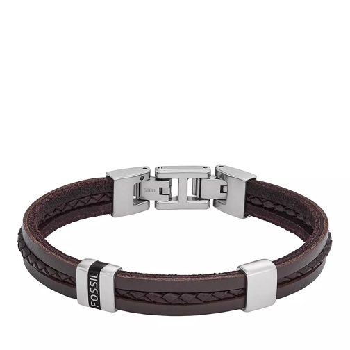 Fossil Leather Essentials Leather Strap Bracelet Armband