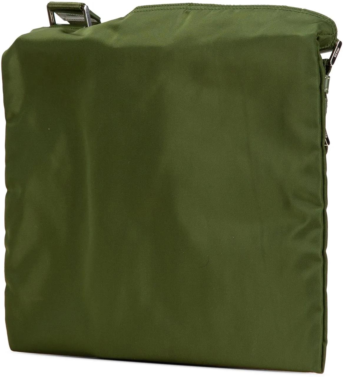 Thumbnail - Prada Hobo Bags - Tessuto Zip Top Crossbody - Gr. unisize - in Grün - für Damen