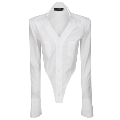 Ssheena Hemden Cotton Blend Women's Shirt White