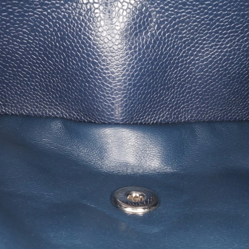 Chanel Sac à bandoulière 2011 Jumbo Classic Caviar Double Flap blau (Image 11)