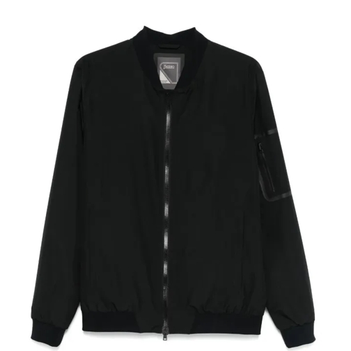Herno Vestes de bombardier Black Padded Bomber Jacket Black