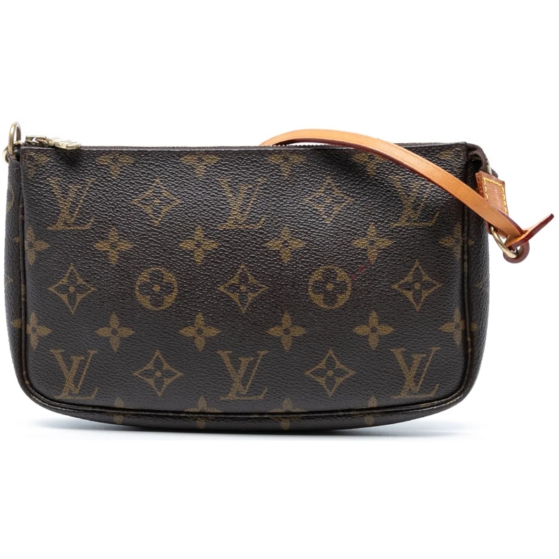 Louis Vuitton Schultertasche Monogram Pochette Accessoires braun