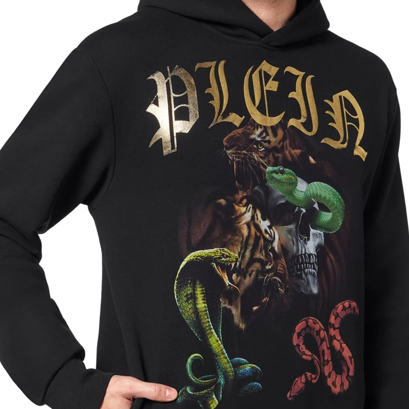 Philipp Plein Top Hoodie schwarz(Image 5)